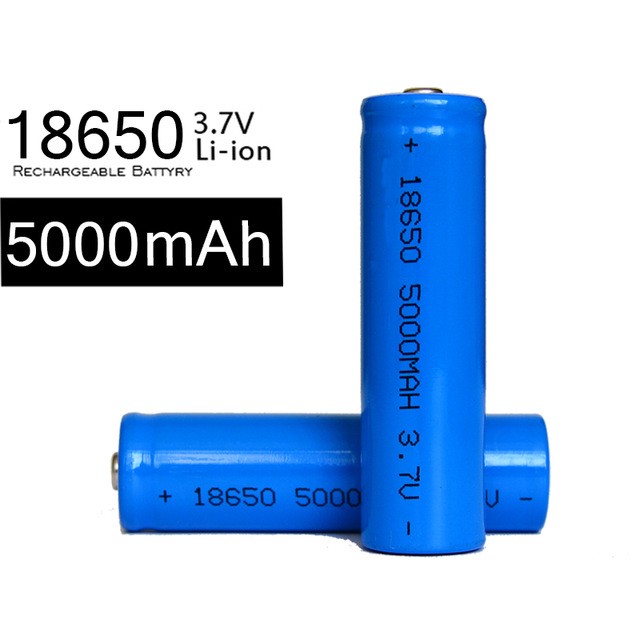 Li ion polnilna baterija 3.7 V,5000 mAh 18650 ( 2 kosa ) - Rossi netshop