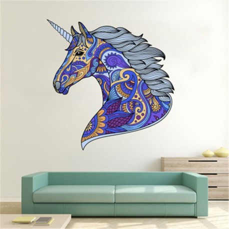 STENSKA NALEPKA " BLUE UNICORN "