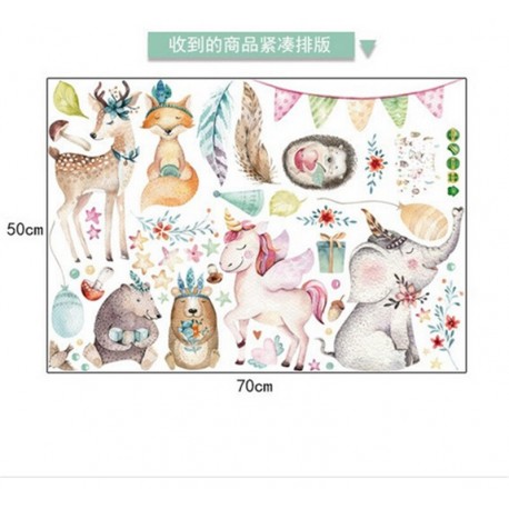 STENSKA NALEPKA " ZOO PARTY "