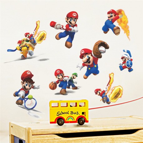 STENSKA NALEPKA " SUPER MARIO VI"