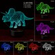 3D LED LUČKA " DINOZAVER 7 " ( 7 spreminjajočih barv ) -GARANCIJA !