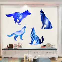 STENSKA NALEPKA " BLUE WOLF "