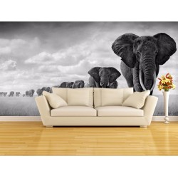 FOTOTAPETA " AFRIKA-SLONI " 200 x 100 cm