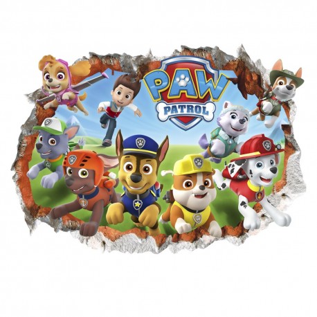 STENSKA NALEPKA " PAW PATROL-TAČKE NA PATRULJI XXX "