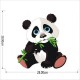 STENSKA NALEPKA " CUTE PANDA "