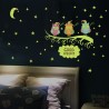 STENSKA NALEPKA LUMINOUS " SOVE-GOOD NIGHT " ( nalepka,ki sveti v temi )