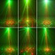 " ALIEN " mini disko laserski projektor RGB USB LED UV -64 motivov ( GARANCIJA ! )