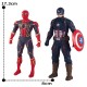MARVEL-SPIDERMAN,HULK,IRON MAN,CAPTAIN AMERICA,THANOS-17,5 cm