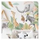 STENSKA NALEPKA "JUNGLE ANIMALS "