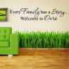 STENSKA NALEPKA -ŽIVLJENSKA INSPIRACIJA ( EVERY FAMILY HAS  A STORY,WELCOME TO OURS )