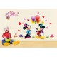 STENSKE NALEPKE - MICKEY & MINNIE 3 " ( 75*120 cm )