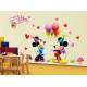 STENSKE NALEPKE - MICKEY & MINNIE 3 " ( 75*120 cm )