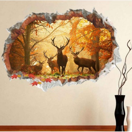 STENSKA NALEPKA " FOREST " ( 50*70 CM )