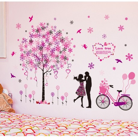 STENSKA NALEPKA "LOVE TREE " ( 120*82cm )
