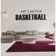 STENSKA NALEPKA " PLAY BASKETBALL "