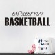 STENSKA NALEPKA " PLAY BASKETBALL "