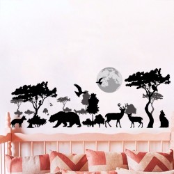 STENSKA NALEPKA " ZOO - PET   VI " ( 90*35 cm )