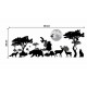STENSKA NALEPKA " ZOO - PET   VI " ( 90*35 cm )