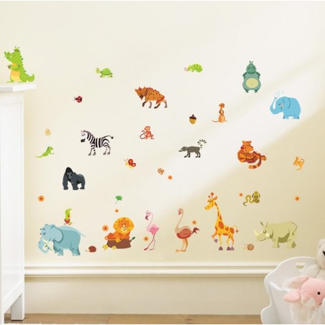 STENSKA NALEPKA " HAPPY ANIMALS "