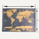 POSTER ZA POPOTNIKE " SCRATCH OF WORLD MAP"