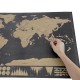 POSTER ZA POPOTNIKE " SCRATCH OF WORLD MAP"